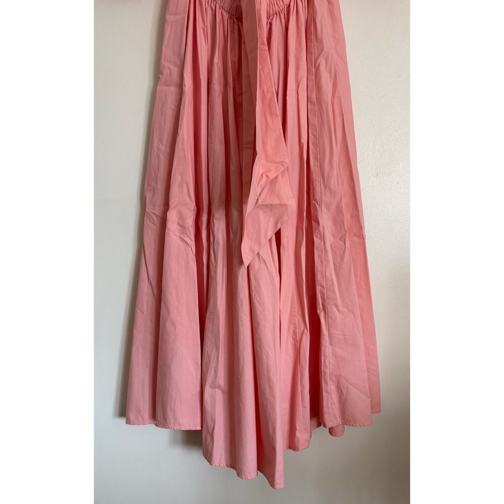 Pink Abercrombie O-Ring Puff Sleeve Midi Dress S - Picture 10 of 11
